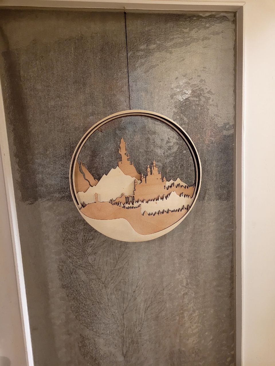 New door wreath